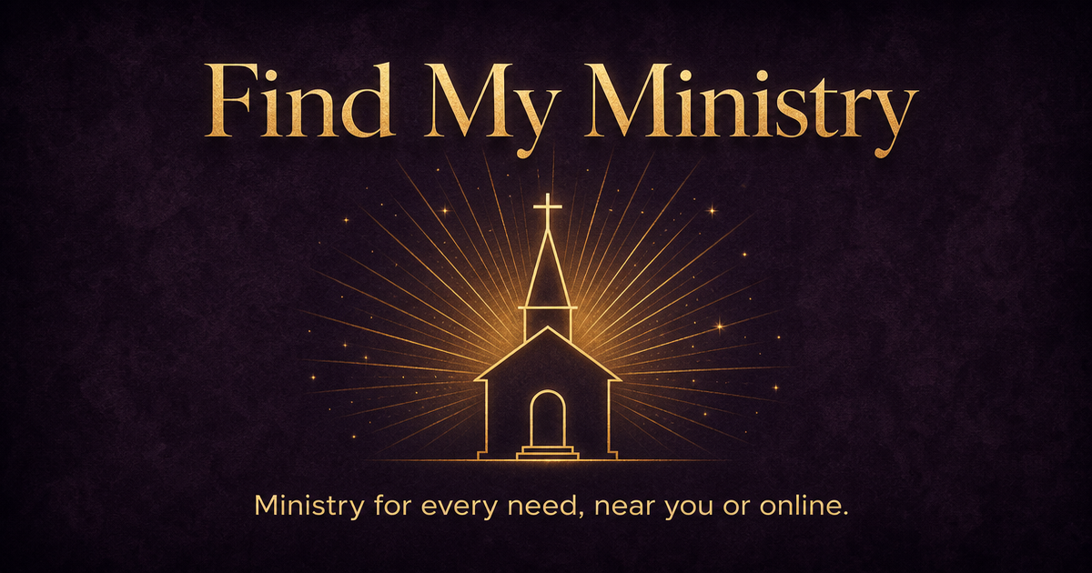 Find My Ministry — Find ministries and faith-based support near you