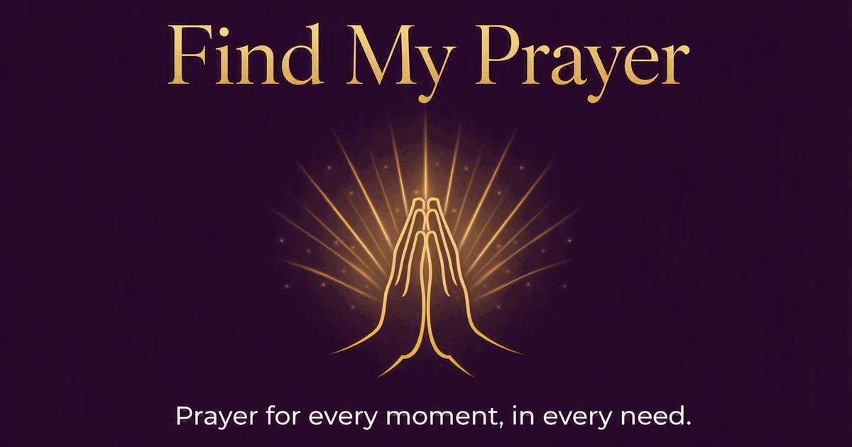 Find My Prayer social preview